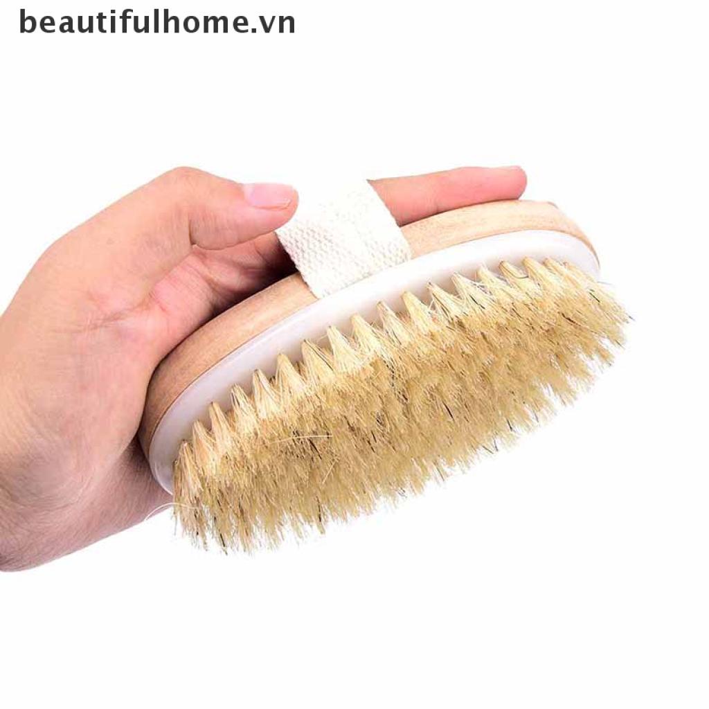 (Hàng Mới Về) Bàn Chải Lông Mềm Mát Xa Cơ Thể Chất Lượng Cao