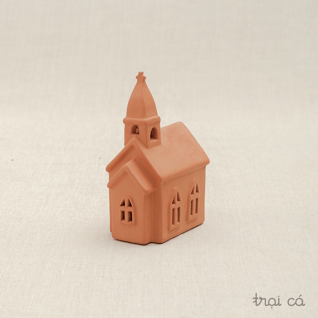 Ngôi Nhà Trang Trí Đất Nung xinh xắn TRẠI CÁ HOME