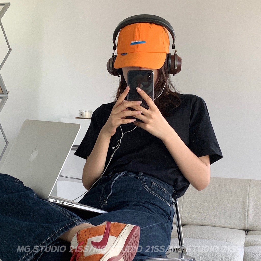 Mũ lưỡi trai MG STUDIO thêu chữ ouyixiang 5 màu tùy chọn