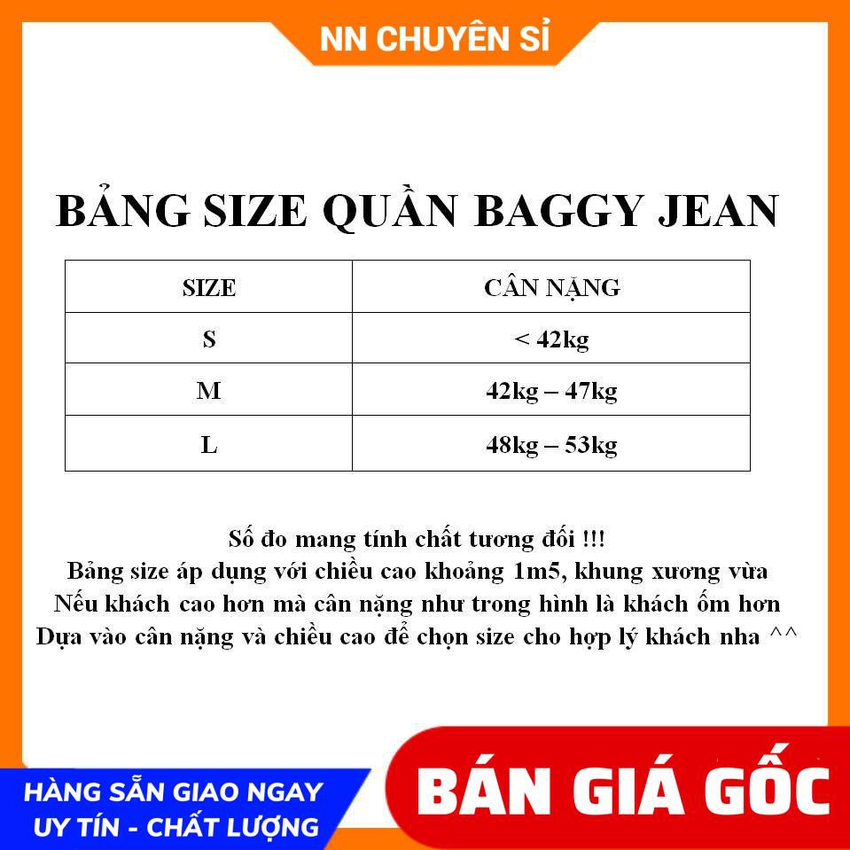 QUẦN BAGGY JEAN LƯNG THUN CỰC CHẤT (BJK107) ⚡100% ẢNH THẬT⚡