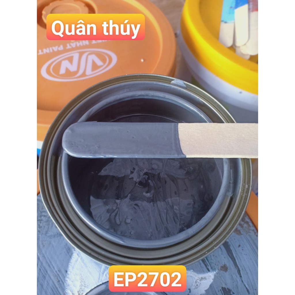 Sơn kẽm Hải Âu Epoxy Chống rỉ xám EP2702 (1L) sơn mạ kẽm 2 thành phần