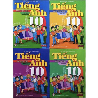 Bộ sách Tiếng anh lớp 10 kèm CD (chương trình mới) - Kèm bọc sách khổ to