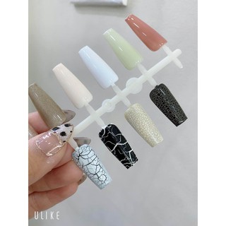 Sơn nứt bobo màu đen, trắng sơn móng tay 15ml