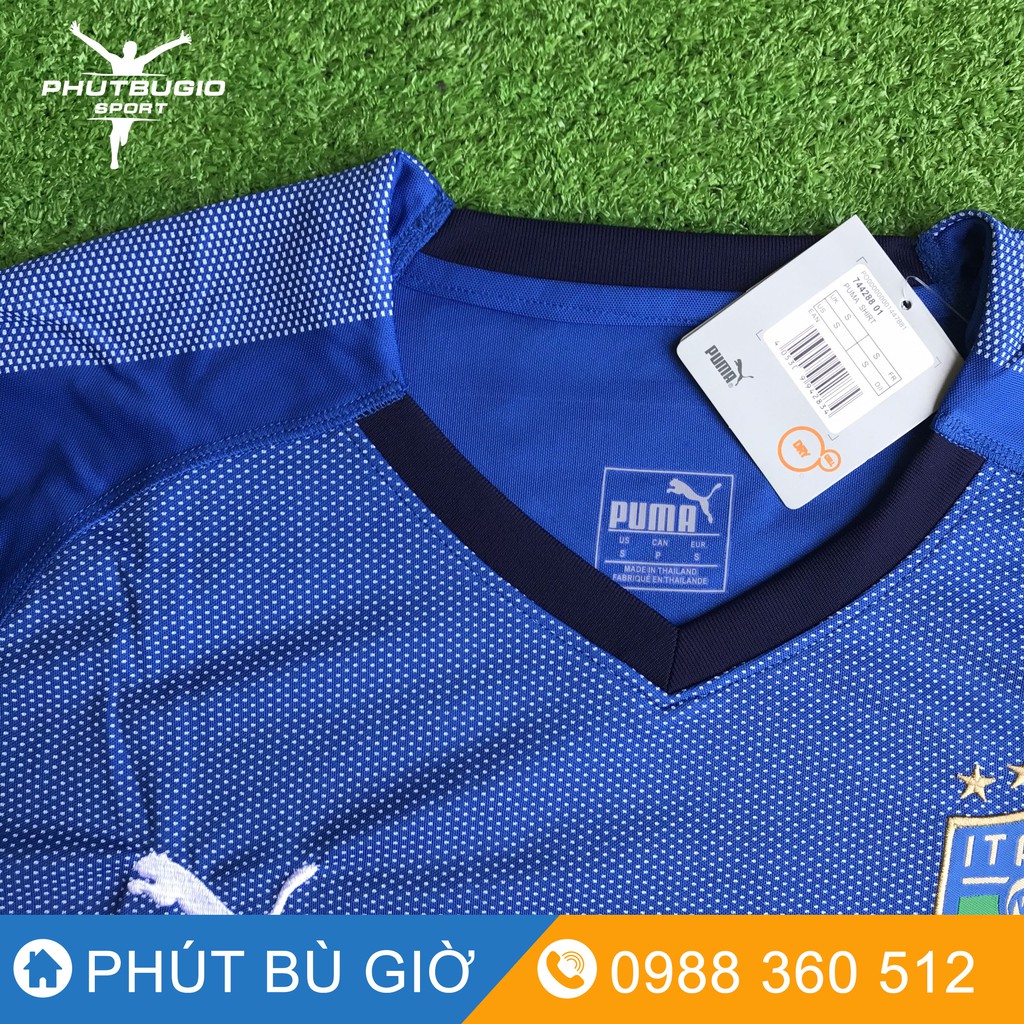 [CAO CẤP] Áo Bóng Đá Thể Thao Đá Banh Đội Tuyển Ý ITALIA 2018 Chất Polyester, Hàng Thailand Thi Đấu Phút Bù Giờ Sport