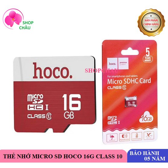 Thẻ Nhớ Micro SD Hoco 16G 85MB/s Class 10 Chính Hãng