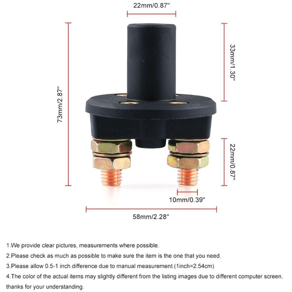 Công Tắc Nguồn Pin Xe Hơi / Thuyền ATV Cách Nhiệt Thay Thế Tiện Dụng
