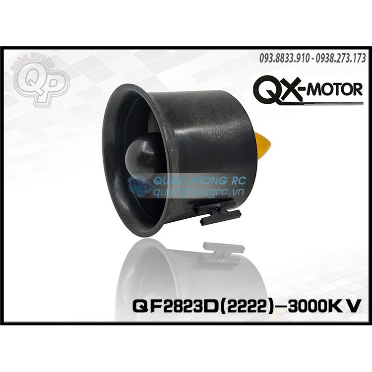 QX-MOTOR Ducted Fan 70mm 6 Blades QF2822 3000KV EDF 70mm Brushless Motor (2222) (4S)
