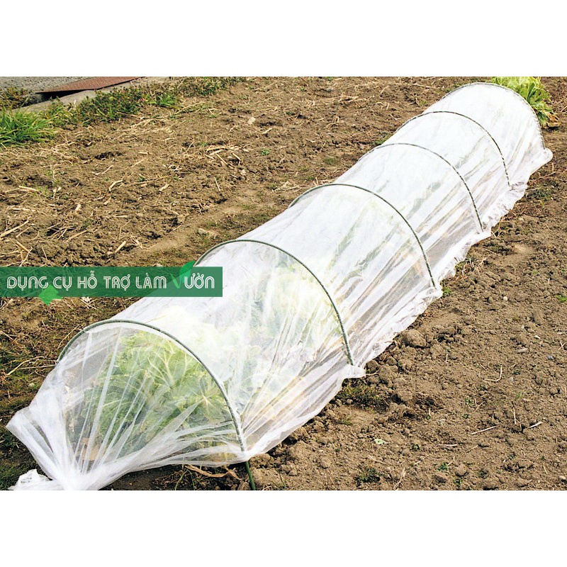 Khung vòm trồng rau ăn lá cao 50cm rộng 50cm set 10 cái, trồng rau ăn lá bảo vệ rau hạn chế sâu rầy