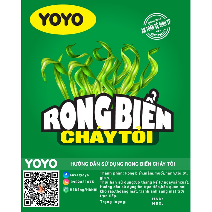 [Video] Rong biển cháy tỏi 200g đặc biệt chỉ có ở đồ ăn vặt Yoyo &quot;Ăn là mê&quot;