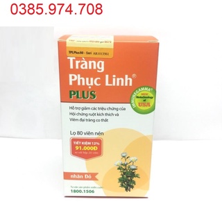 TRÀNG PHỤC LINH PLUS - Hỗ trợ giảm kích thích gây co thắt đại tràng - HỘP 80 VIÊN