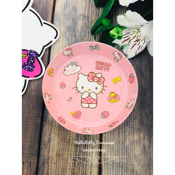 Dĩa tròn sâu lồng 20cm HelloKitty Doreamon