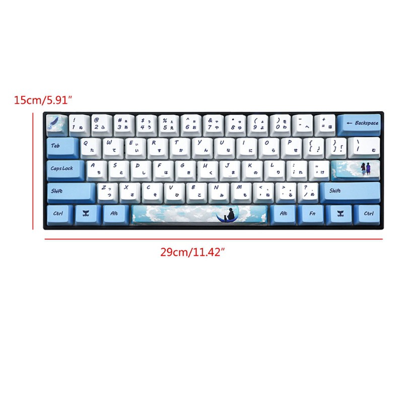 Nút Bàn Phím Cơ 73 Phím Pbt Oem Cho Gh60 Gk61 Gk64