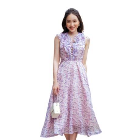 OLV - Đầm Violet Tie Dress