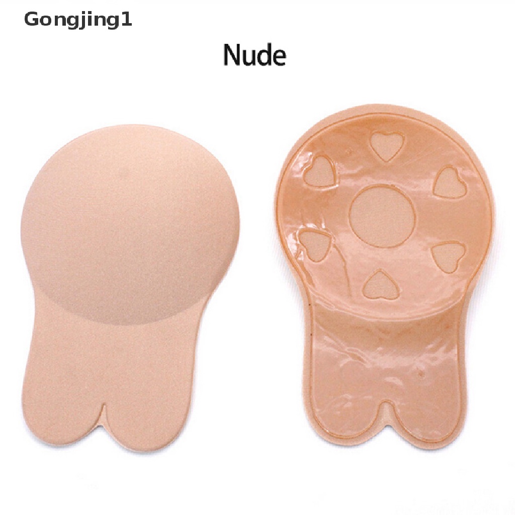 Gongjing1 Miếng Dán Nâng Ngực Bằng Silicone Không Dây Vô Hình Dành Cho Nữ