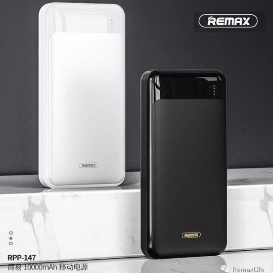 [ChínhHãng]Pin sạc dự phòng Remax RPP-147 10000mAh tính năng 2 cổng sạc chính hãng nhập khẩu cao cấp tại TPHCM