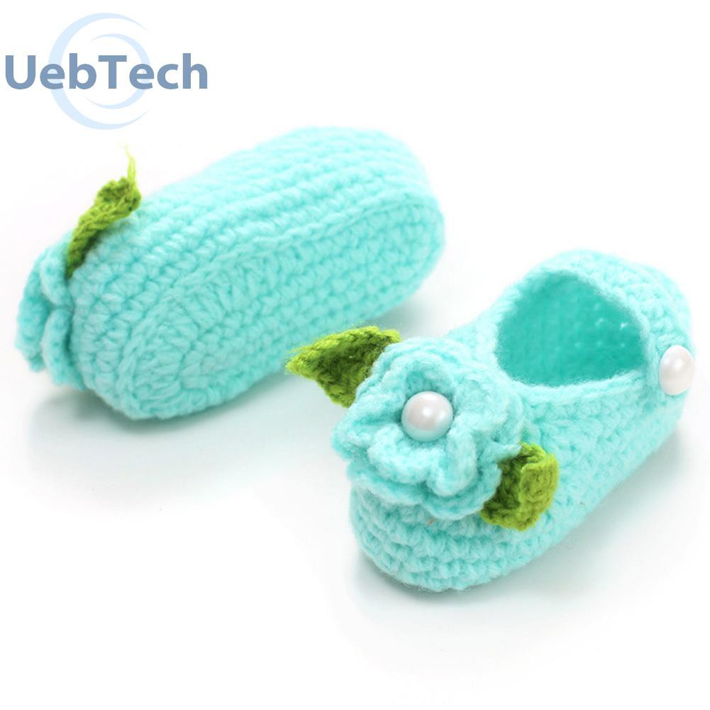 Giày Đan Len Thủ Công Cho Bé Sơ Sinh