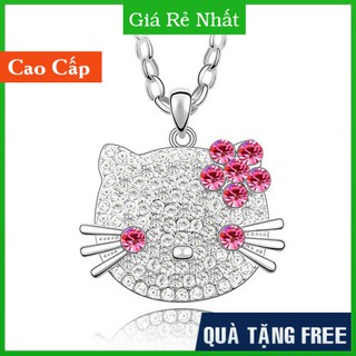 Dây chuyền bạc cho bé - mặt dây chuyền cho bé Mèo Kitty - thương hiệu trang sức bạc PANMILA