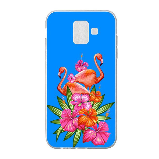 Ốp điện thoại silicon họa tiết đa dạng ngộ nghĩnh cho Samsung Galaxy A6 2018