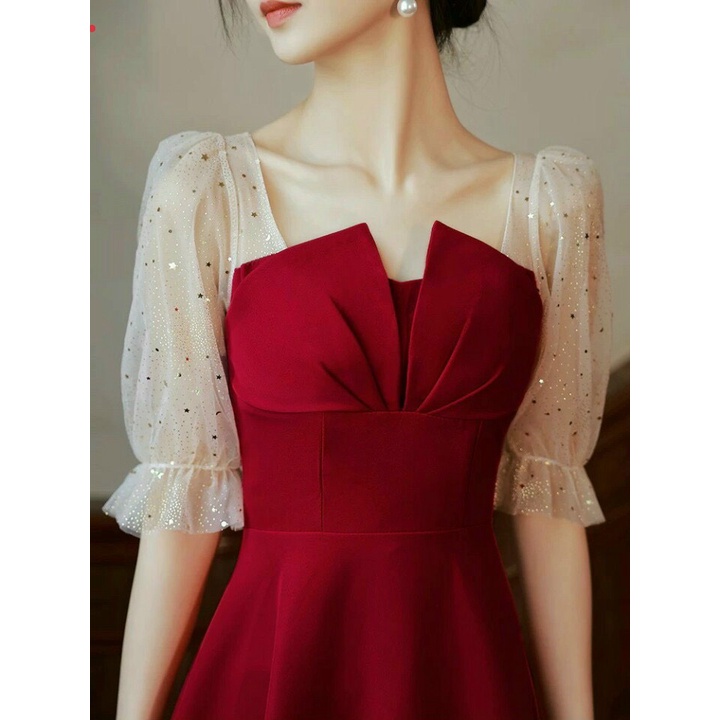 (HCM) Đầm xoè phối lưới sao xinh xắn thời trang Hàn Quốc Tôn Dáng Qúy Phái thanh lịch cho các nàng KOKO MI FASHION