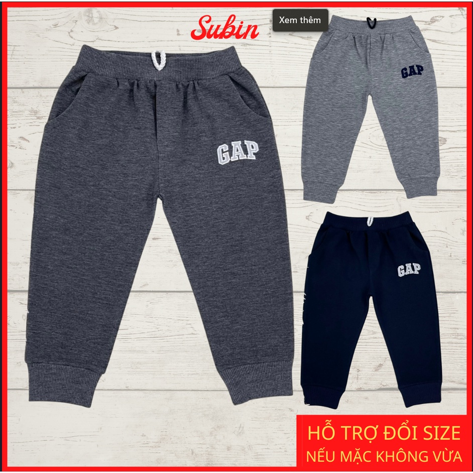 Quần thun dài da cá bé trai 10-30 KG (QDGA002)