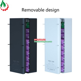 DMST Box sạc dự phòng 16 cell 18650 sạc nhanh không dây Không pin