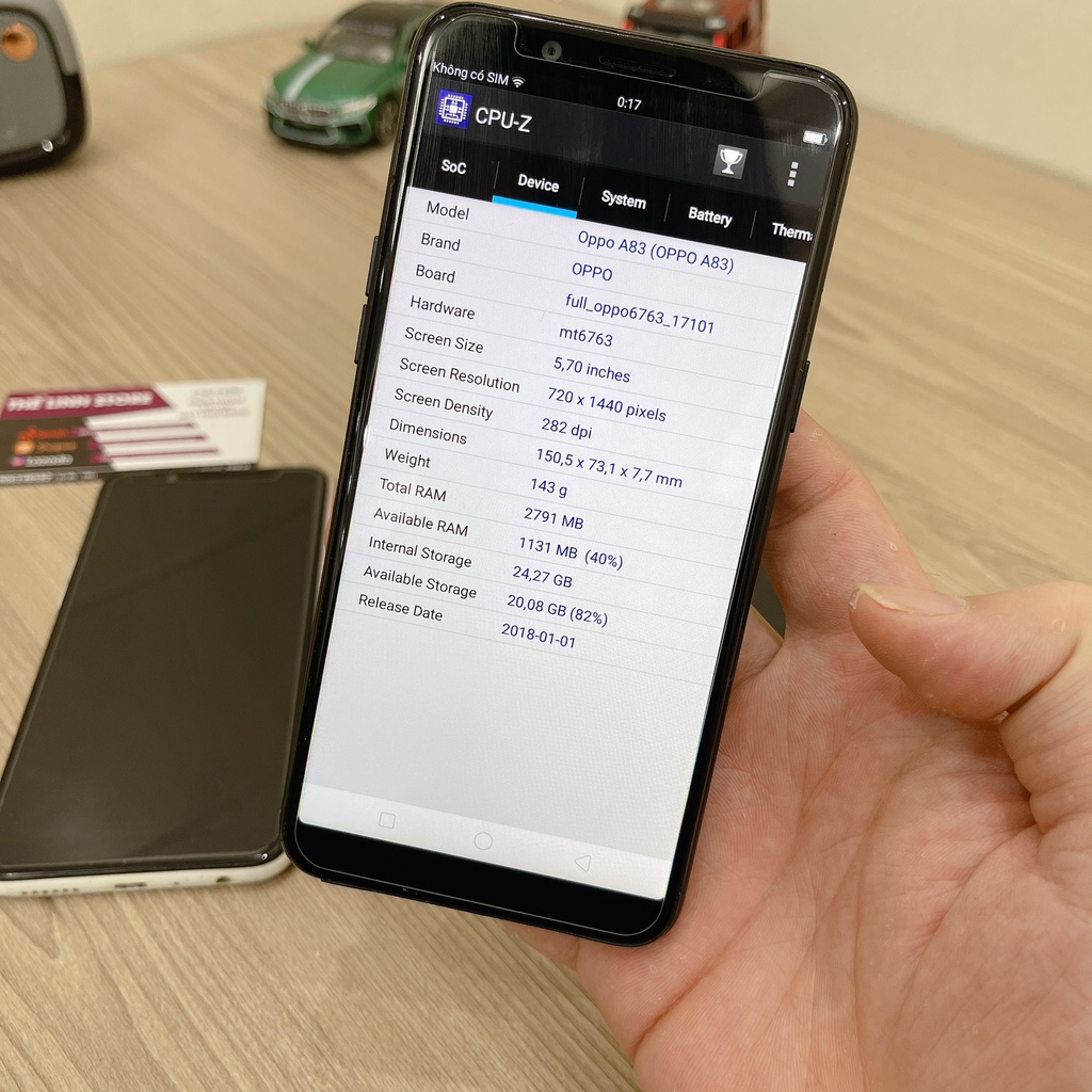 Điện thoại OPPO A1 (OPPO A83) màn 5.7 inch - Helio P23