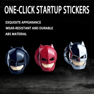 Vòng Nhựa Trang Trí Nút Bấm Khởi Động Xe Hơi Hình Batman