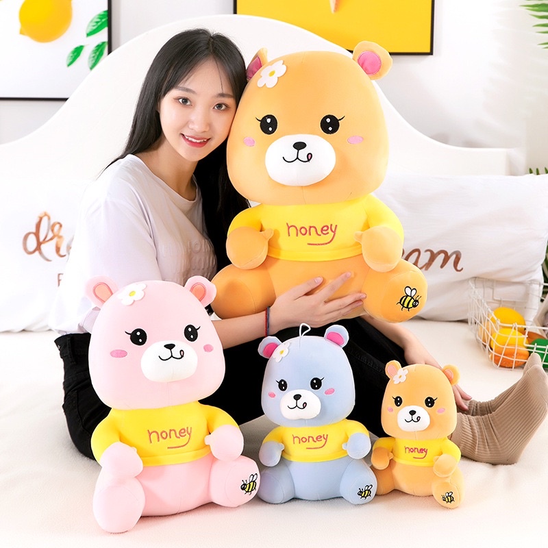 Gấu teddy Honey nhồi bông cao cấp