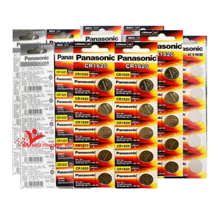 Pin cúc áo cr1620 lắp cho điều khiển, máy tính, đồng hồ...