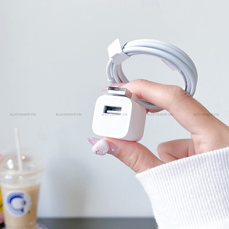 Dây Sạc Njoyshop Chân Cắm Usb to L 2.4A Độ Dài 1m