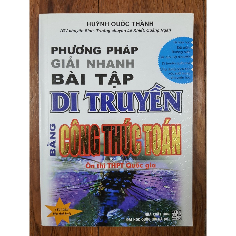 Sách - Phương pháp giải nhanh bài tập di truyền bằng công thức Toán