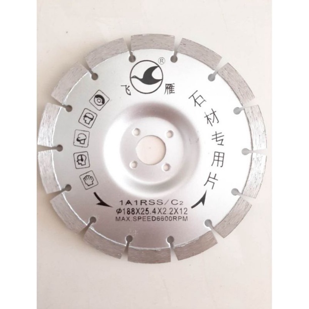 Lưỡi cắt lồi,cắt up 180 230mm cắt bê tông,gạch,đá mỹ nghệ