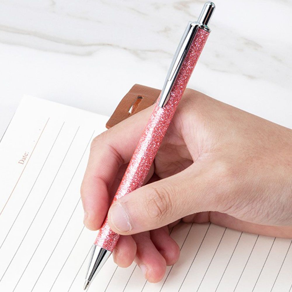 Bút bi bấm kim loại thiết kế sáng tạo cho văn phòng trường học