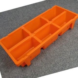 Sỉ 10 Khay đá 6 viên to tiện ích - Màu ngẫu nhiên Sale sốc