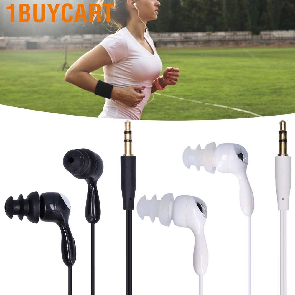 1buycart Tai nghe chống nước có dây đeo tai cho hoạt động bơi lội