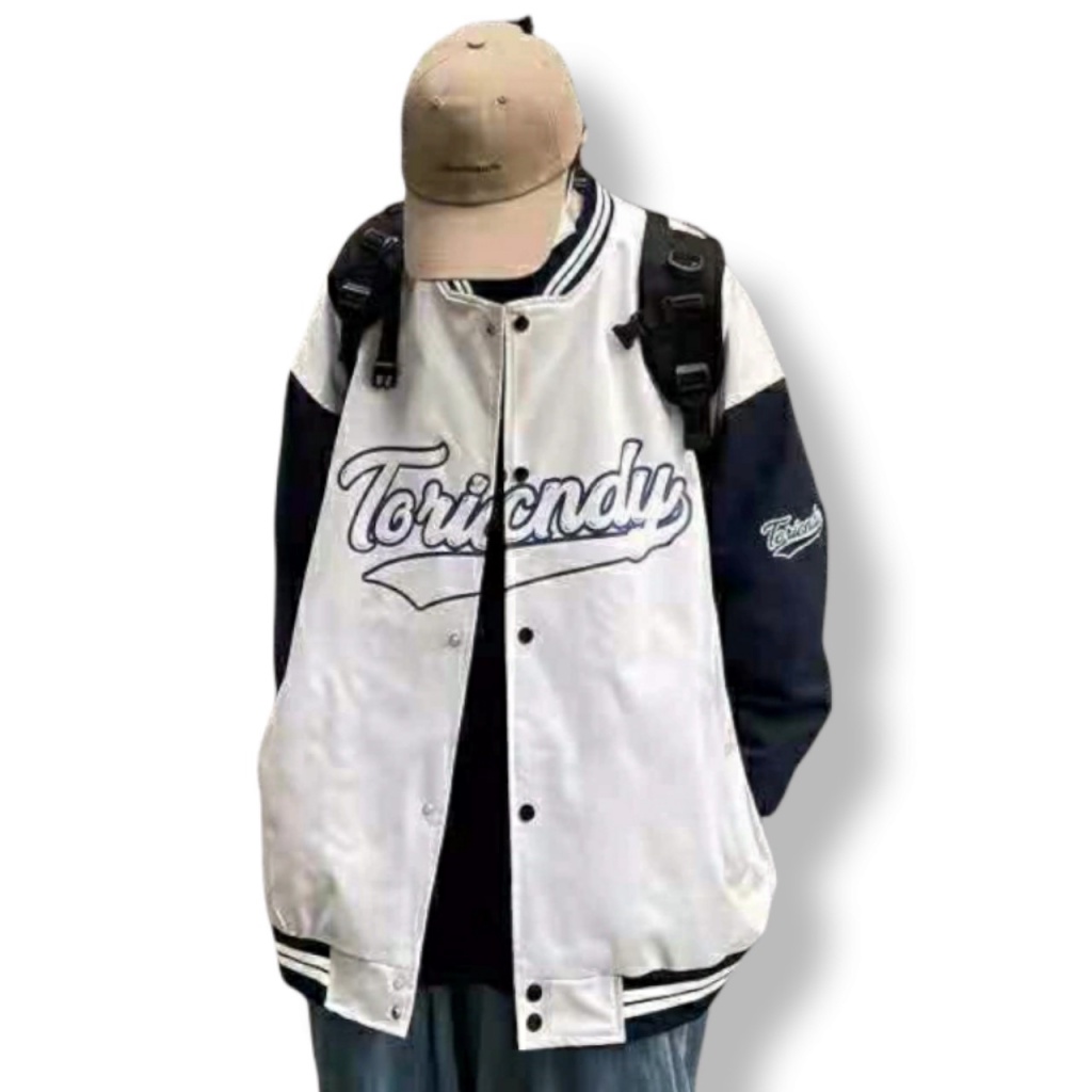 Áo Khoác Dù Bomber Unisex Phối Tay Cúc Bấm - ĐĂNG QUANG FASHION