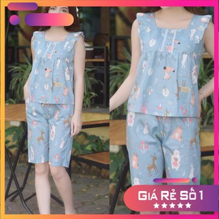 Bộ lửng nữ cánh tiên siêu xinh mã sn gấu mặc nhà