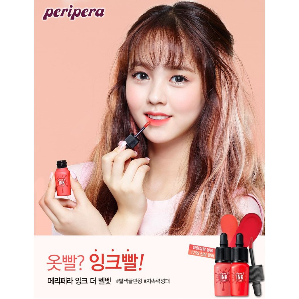 Son INK Peripera Velvet bảng 15 màu | BigBuy360 - bigbuy360.vn