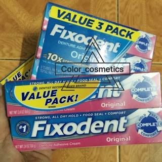 Keo Dán Răng Giả Fixodent