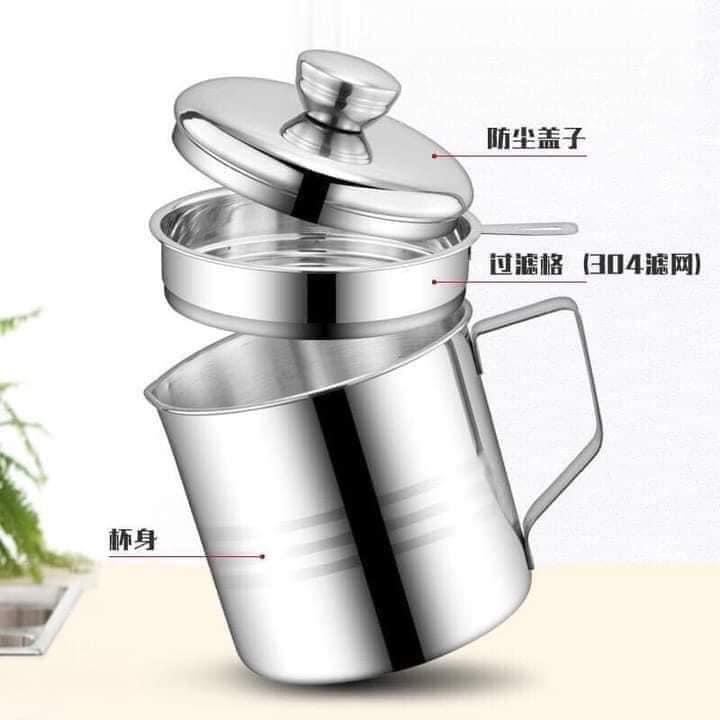 Ca Lọc Dầu Ăn Bằng Inox Cao Cấp tiện lợi