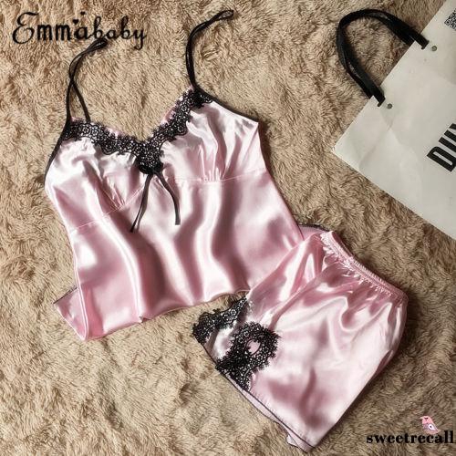 Đồ ngủ bằng lụa satin phong cách quyến rũ dành cho nữ | BigBuy360 - bigbuy360.vn