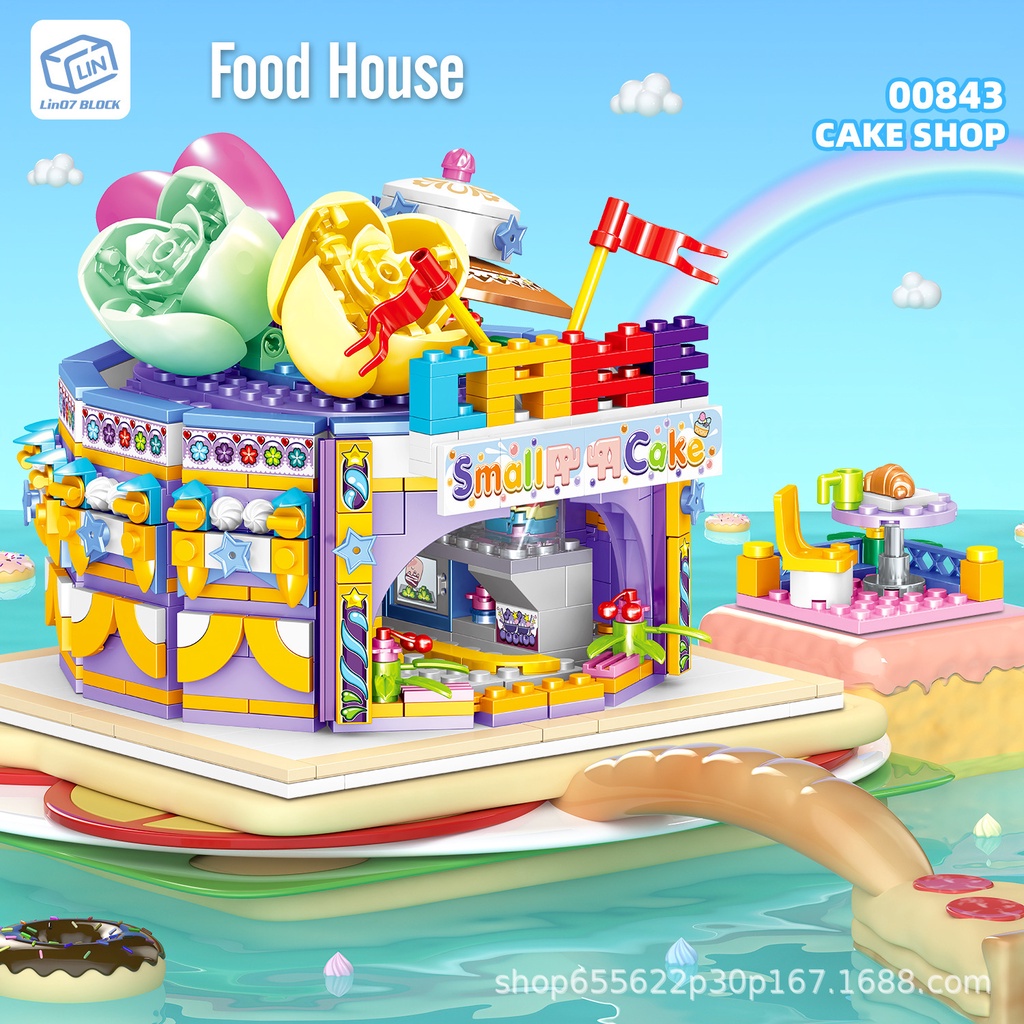 Bộ Đồ Chơi Lắp Ráp Công Viên Giải Trí Dành Cho Trẻ Em