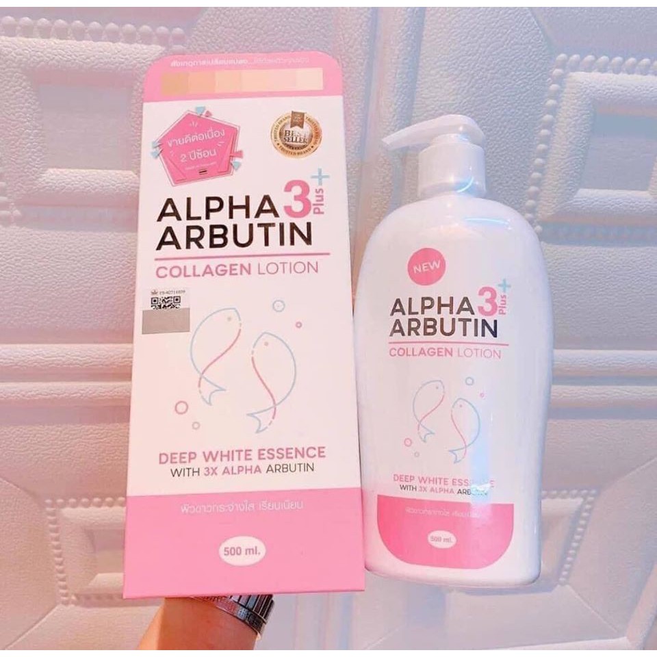 SỮA DƯỠNG TRẮNG DA THÁI LAN CHÍNH HÃNG - ALPHA ARBUTIN COLLAGEN LOTION 3+ PLUS