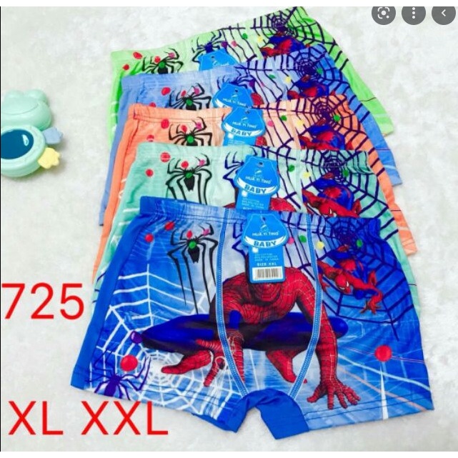 Combo 10 quần sịp đùi siêu nhân bé trai 9-30kg