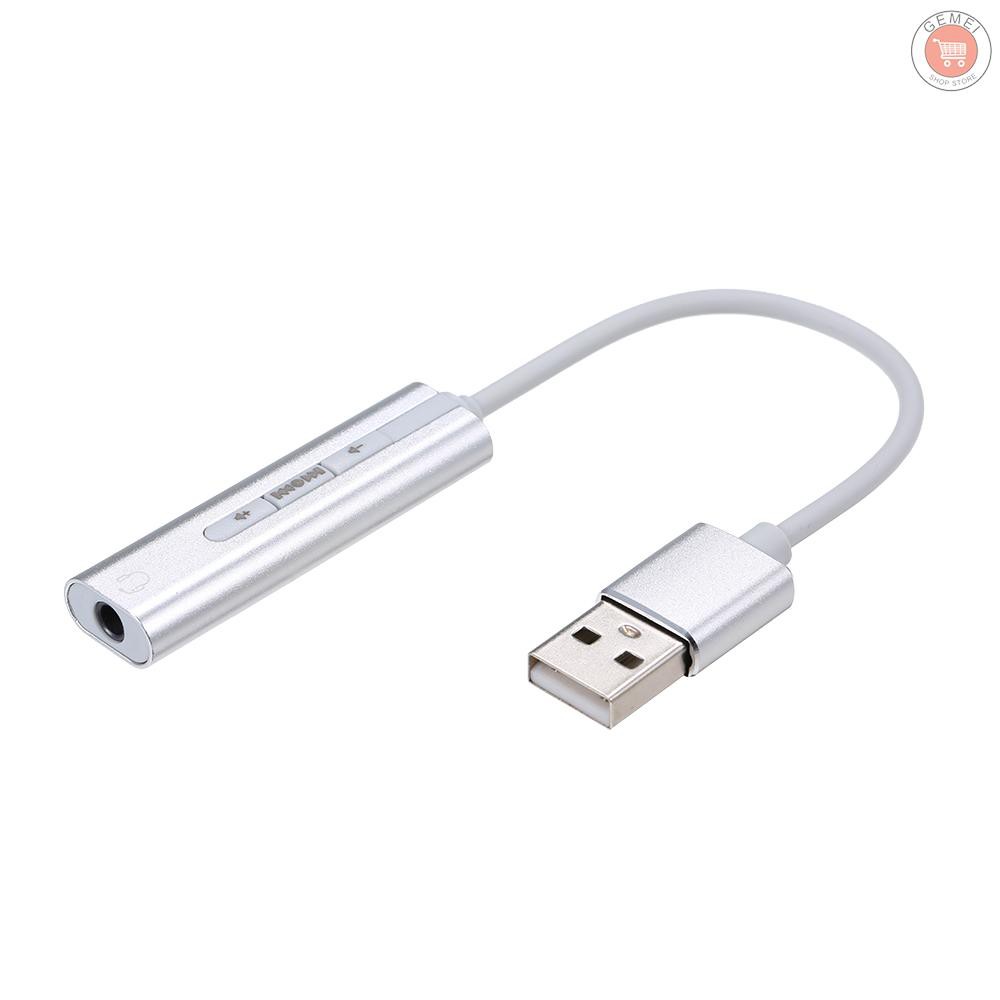 Usb Chuyển Đổi Âm Thanh 7.1 Ch Sang 3.5mm Chuyên Dụng