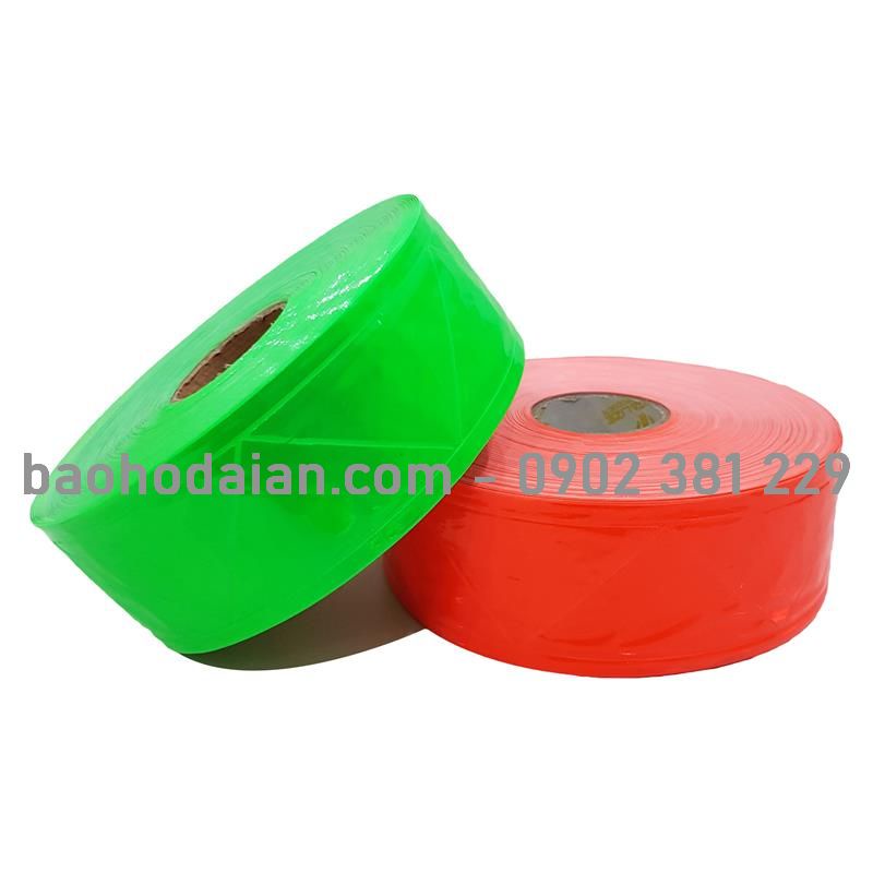 Cuộn dây phản quang nhựa trơn, W bản 5cm*50m