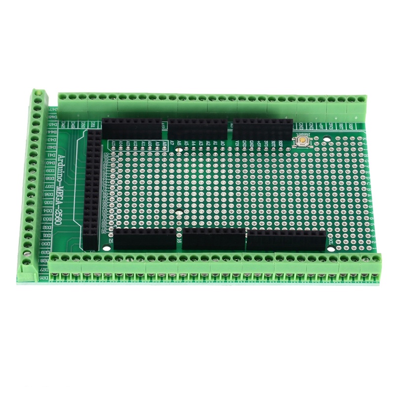 XBVN Double-side PCB Prototype Screw Terminal Block Shield Board Kit For MEGA-2560