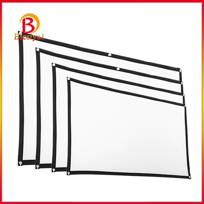 [BLESIYA1] Soft Projector Screen High Contrast Collapsible Hanging Hole Grommets 16:9 | BigBuy360 - bigbuy360.vn