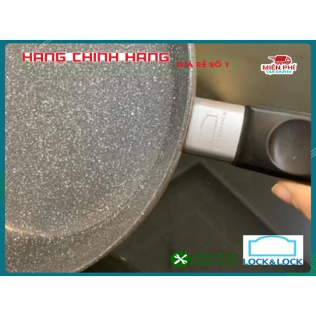 CHẢO ĐÁ LOCK&LOCK COOKPLUS HARD 6223-22CM, lòng chảo làm bằng chất teflon cap cấp