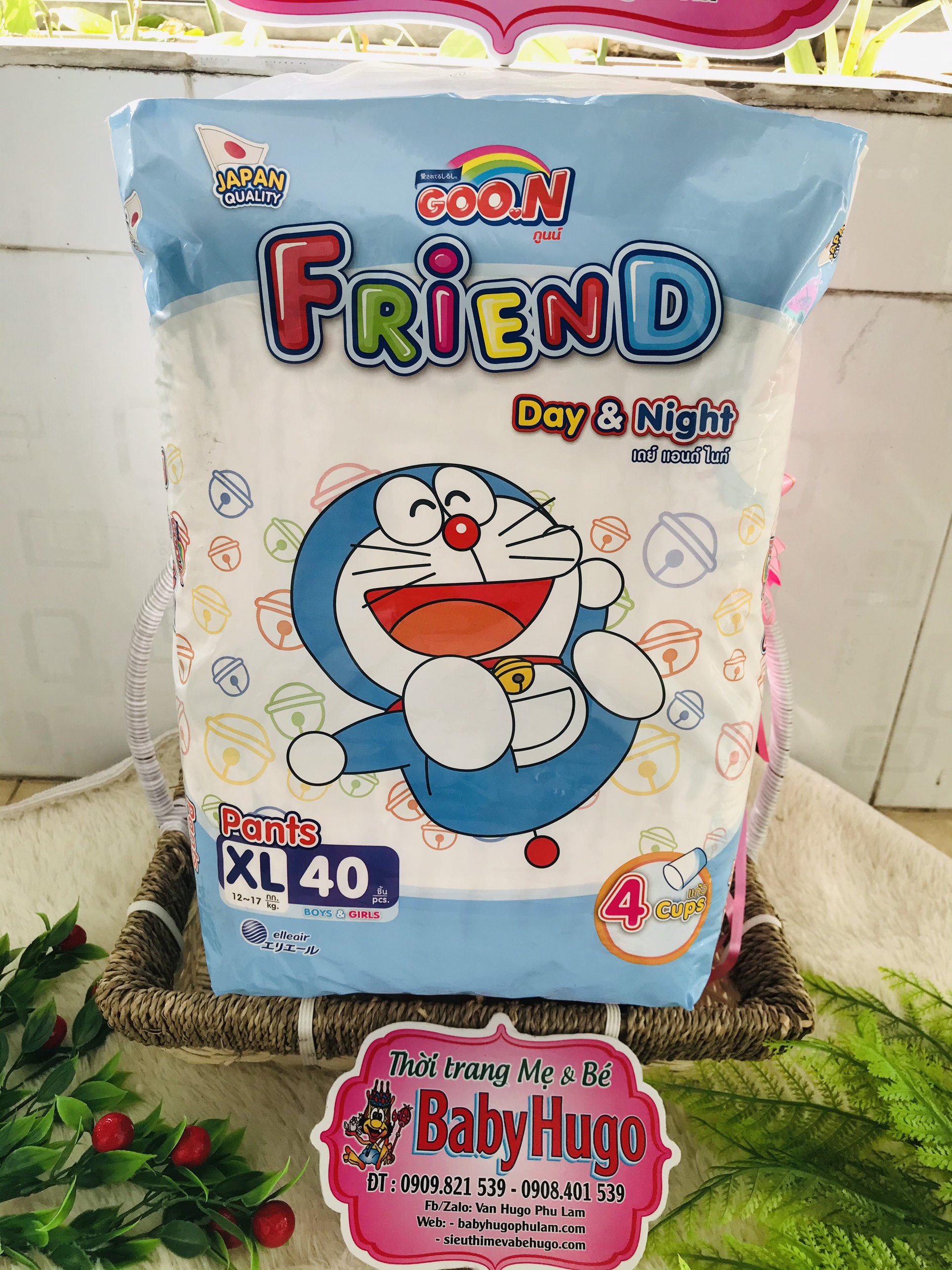 Tã quần Goon Friend size XL - 40 miếng (12-17kg)